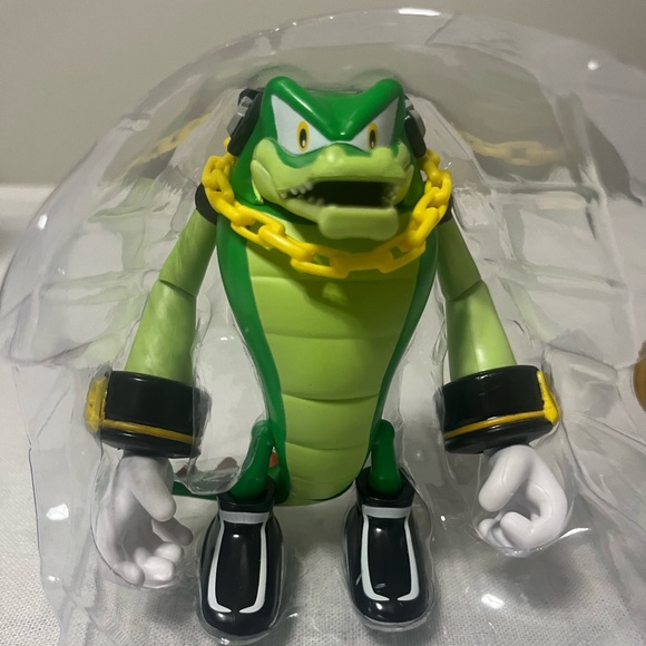 Vector The Crocodile SEGA Sonic The Hedgehog 3" Action Figure Jazwares Open Box - Picture 4 of 7